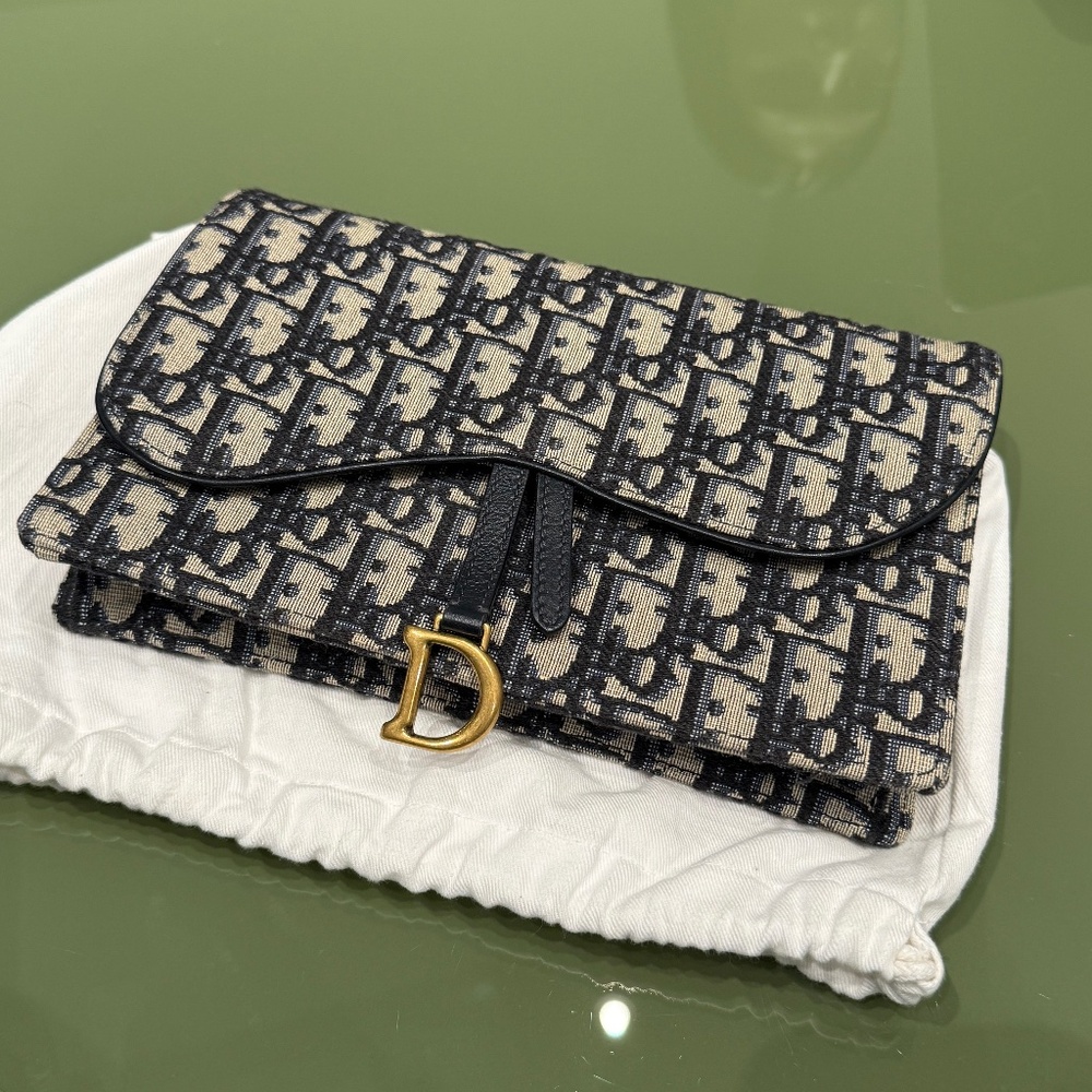 Dior saddle pouch